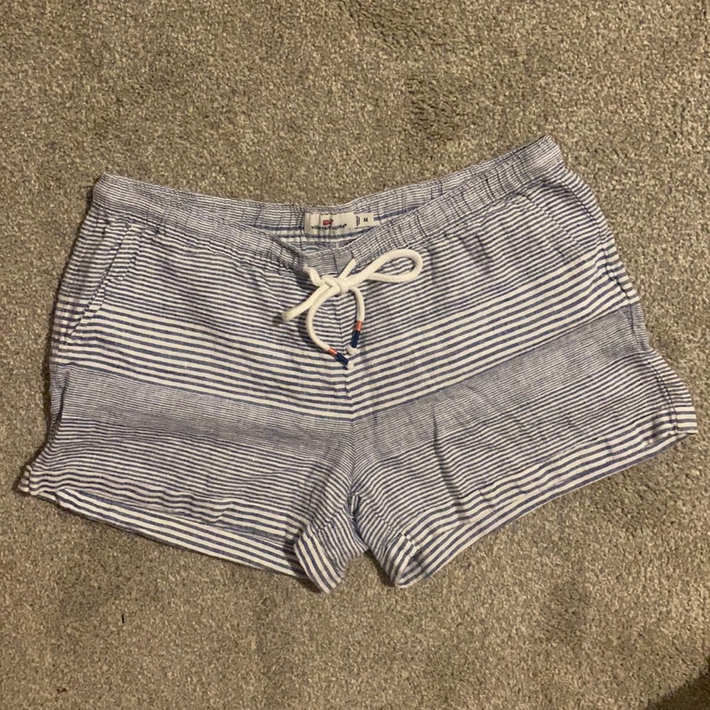 Vineyard Vines Blue and White Stripe Shorts